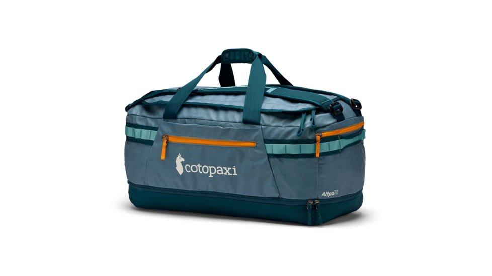 Cotopaxi Allpa 70L Duffel Bag, Blue Spruce/Abyss, One Size, AD70-S24-SPABY