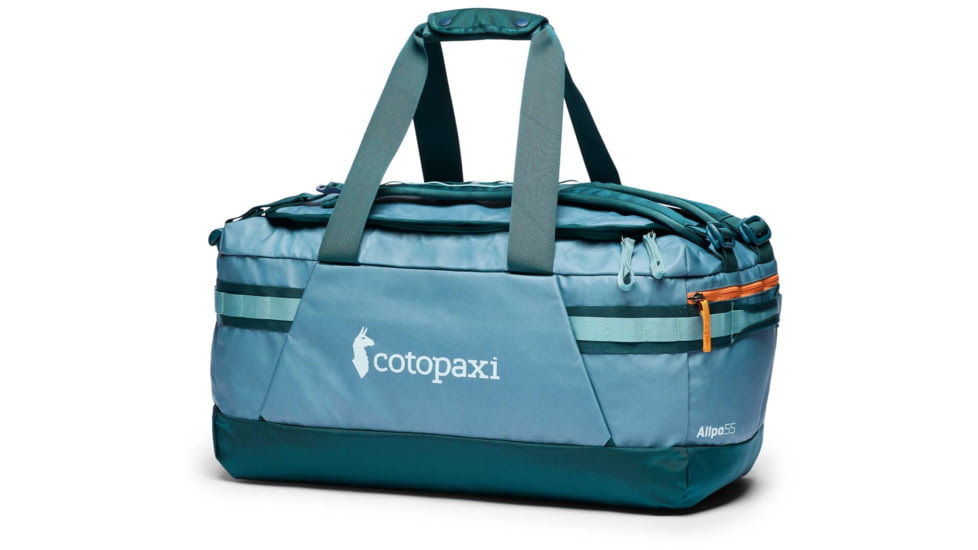Cotopaxi Allpa Getaway 55L Duffel Bag, Blue Spruce And Abyss, One Size, AGT55-S25-SPABY