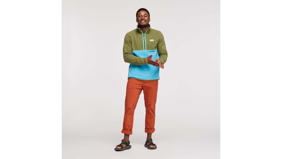 Cotopaxi Amado Fleece - Mens, Pine &amp; Poolside, 2Extra Large, AMFJ-S23-PINPL-M-XXL