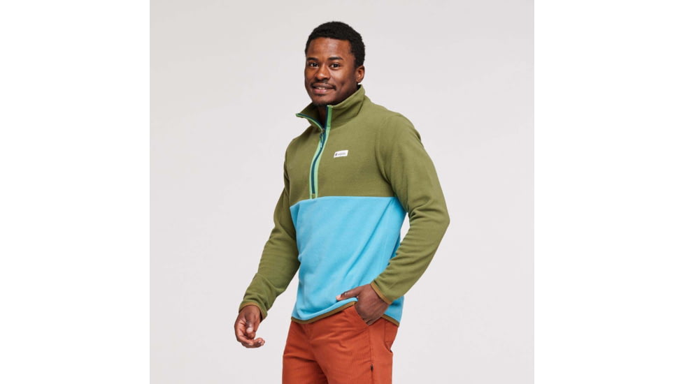 Cotopaxi Amado Fleece - Mens, Pine &amp; Poolside, 2Extra Large, AMFJ-S23-PINPL-M-XXL