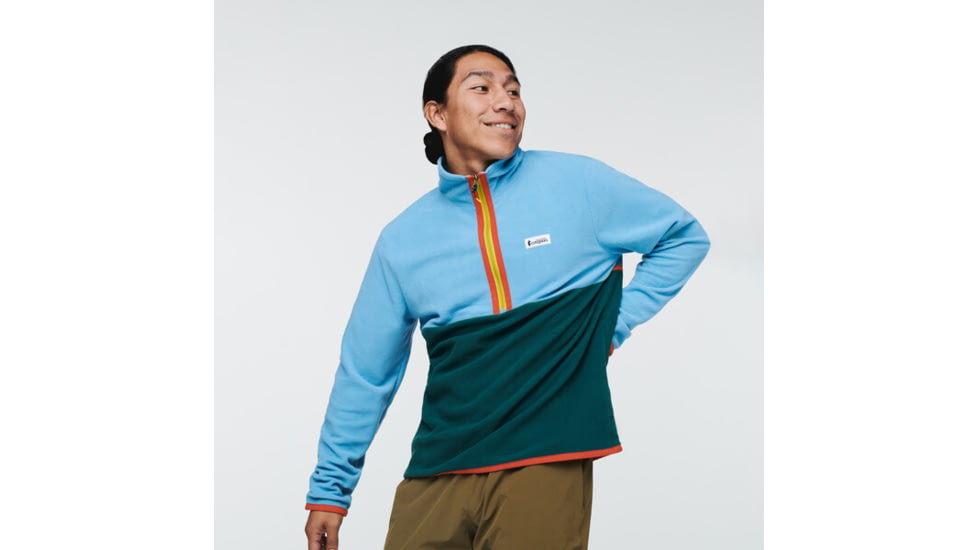 Cotopaxi Amado Fleece - Mens, River &amp; Deep Ocean, Large, AMFJ-S22-RVDO-M-L