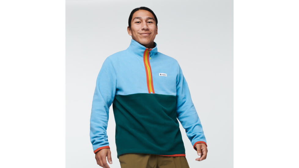 Cotopaxi Amado Fleece - Mens, River &amp; Deep Ocean, Large, AMFJ-S22-RVDO-M-L