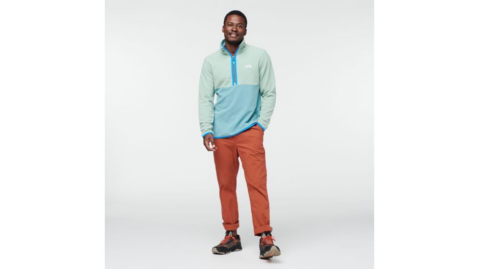 Cotopaxi Amado Fleece - Mens, Silver Leaf/Bluegrass, Extra Large, AMFJ-F22-SLBLG-M-XL