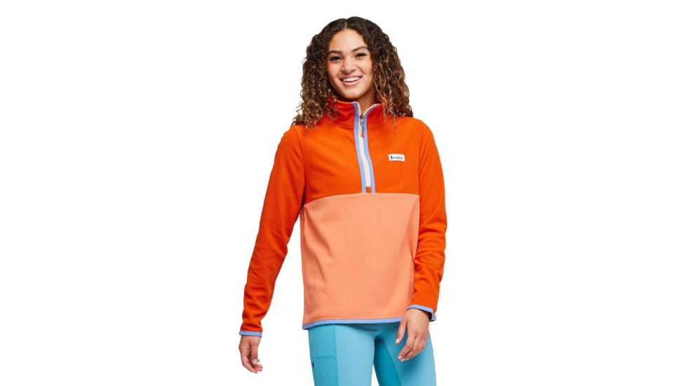 Cotopaxi Amado Fleece Pullover - Womens, Canyon &amp; Nectar, Extra Large, AMFJ-S23-CYNNT-W-XL