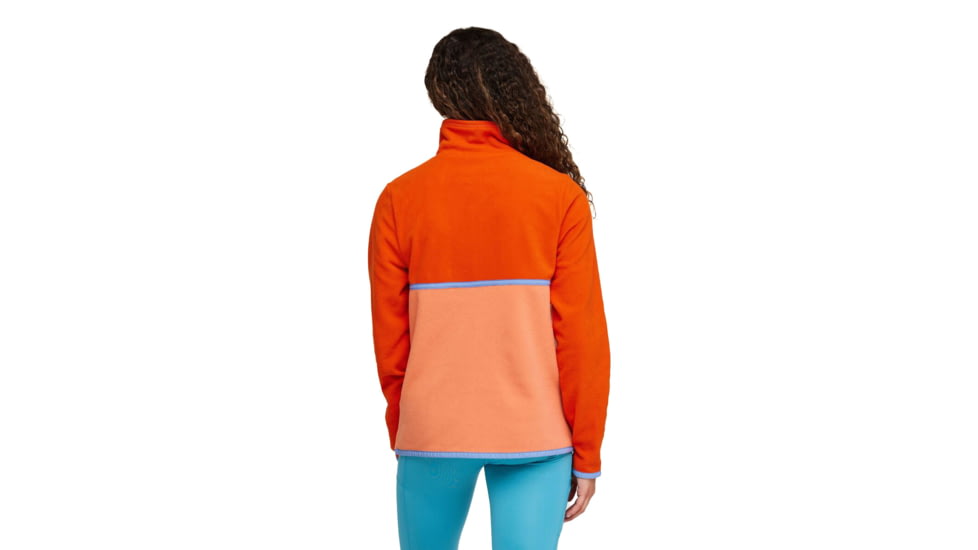 Cotopaxi Amado Fleece Pullover - Womens, Canyon &amp; Nectar, Extra Large, AMFJ-S23-CYNNT-W-XL