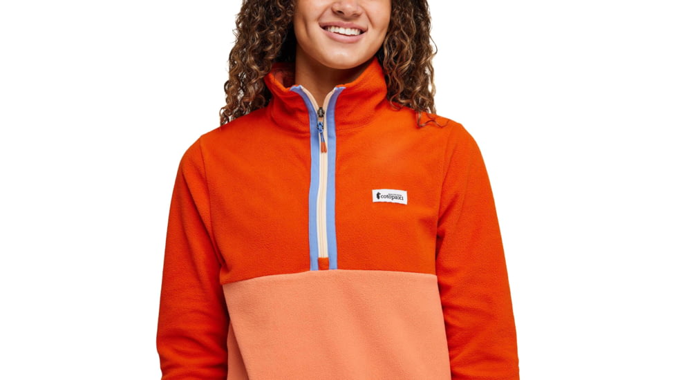 Cotopaxi Amado Fleece Pullover - Womens, Canyon &amp; Nectar, Extra Large, AMFJ-S23-CYNNT-W-XL