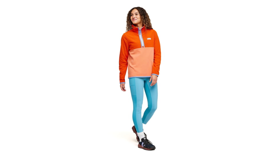 Cotopaxi Amado Fleece Pullover - Womens, Canyon &amp; Nectar, Extra Large, AMFJ-S23-CYNNT-W-XL