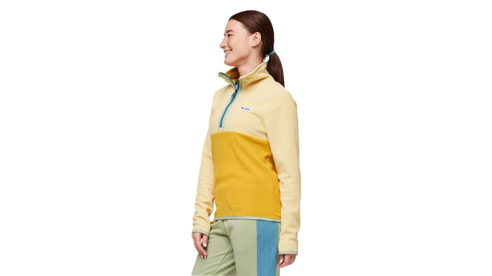 Cotopaxi Amado Fleece Pullover - Womens, Wheat/Amber, Extra Large, AMFJ-F23-WHTAMB-W-XL