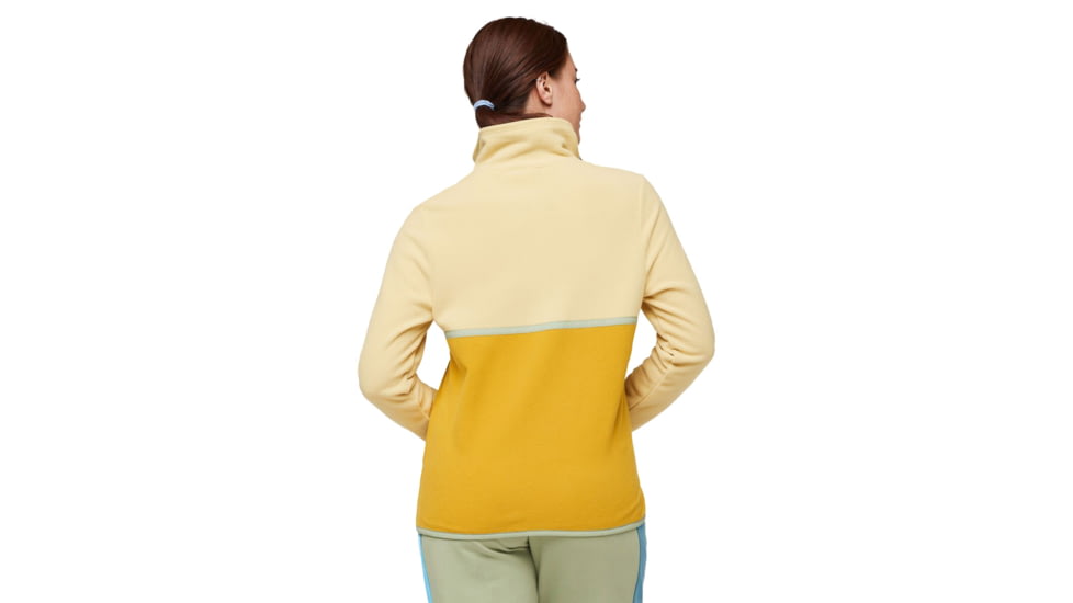 Cotopaxi Amado Fleece Pullover - Womens, Wheat/Amber, Extra Large, AMFJ-F23-WHTAMB-W-XL