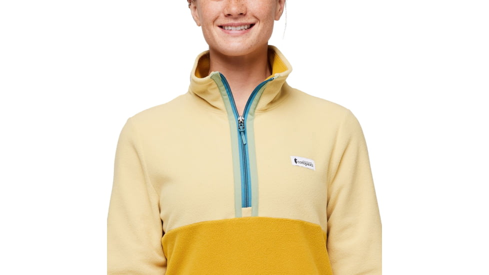 Cotopaxi Amado Fleece Pullover - Womens, Wheat/Amber, Extra Large, AMFJ-F23-WHTAMB-W-XL