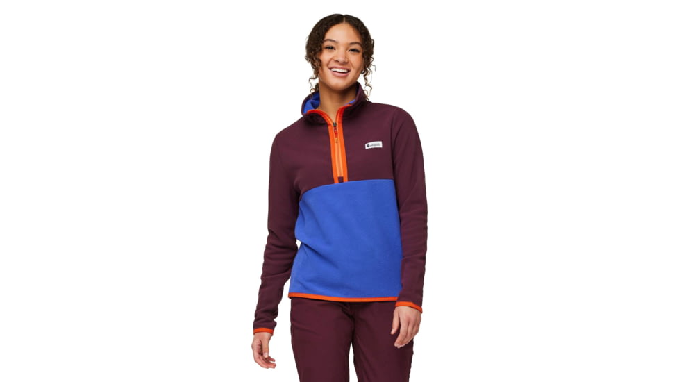 Cotopaxi Amado Fleece Pullover - Womens, Wine/Blue Violet, Medium, AMFJ-F23-WIBV-W-M