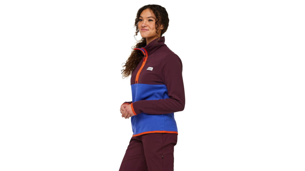 Cotopaxi Amado Fleece Pullover - Womens, Wine/Blue Violet, Medium, AMFJ-F23-WIBV-W-M