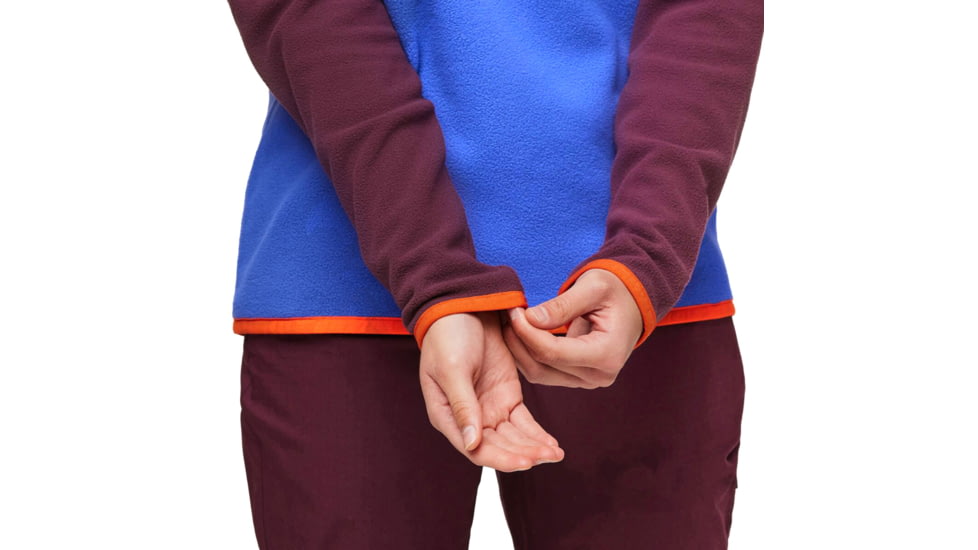 Cotopaxi Amado Fleece Pullover - Womens, Wine/Blue Violet, Medium, AMFJ-F23-WIBV-W-M
