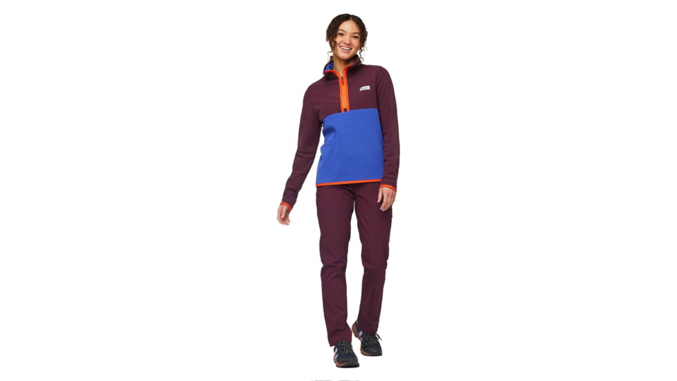 Cotopaxi Amado Fleece Pullover - Womens, Wine/Blue Violet, Medium, AMFJ-F23-WIBV-W-M
