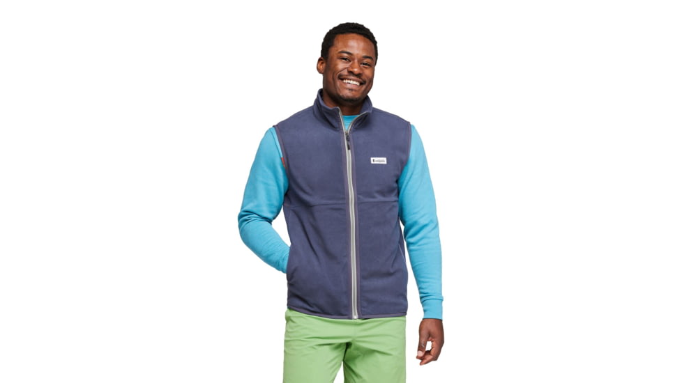 Cotopaxi Amado Fleece Vest - Mens, Graphite, Small, AMFV-S23-GRPHT-M-S
