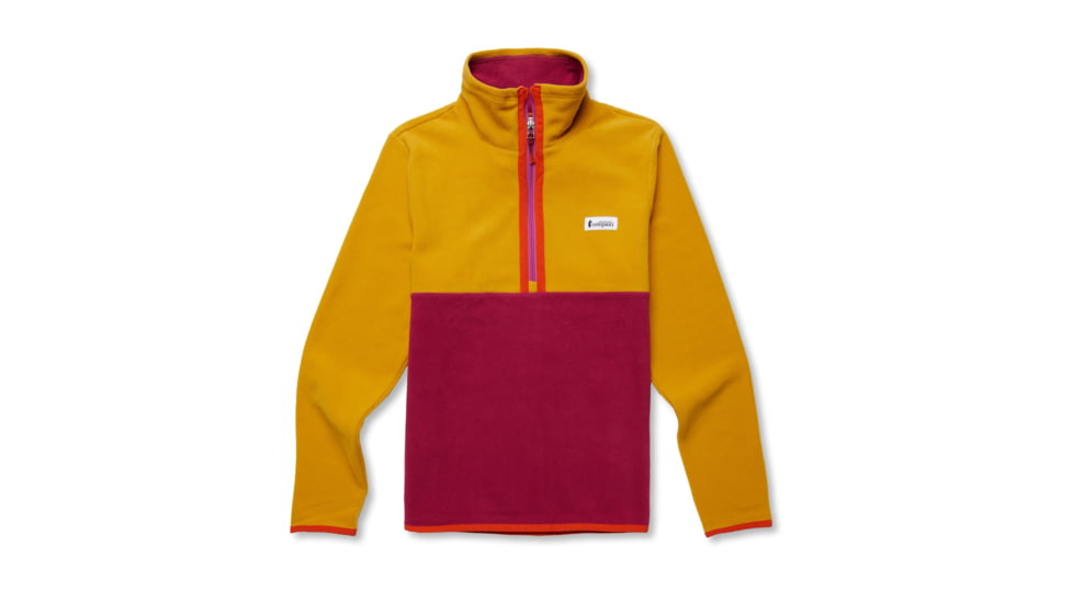 Cotopaxi Amado Fleece - Womens, Amber/Raspberry, Extra Large, AMFJ-F22-AMRAZ-W-XL