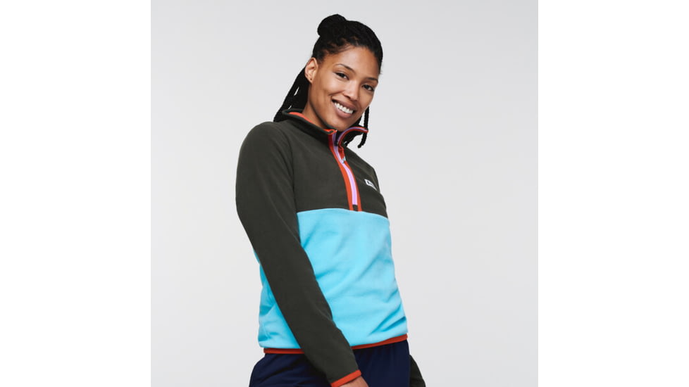 Cotopaxi Amado Fleece - Womens, Iron &amp; Blue Sky, Small, AMFJ-S22-IRBS-W-S