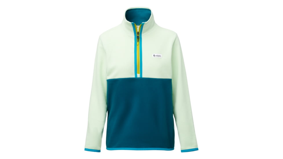 Cotopaxi Amado Fleece - Womens, Lichen &amp; Deep Ocean, Extra Large, AMFJ-S22-LIDO-W-XL