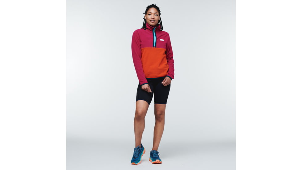 Cotopaxi Amado Fleece - Womens, Raspberry &amp; Canyon, Small, AMFJ-S22-RBCYN-W-S