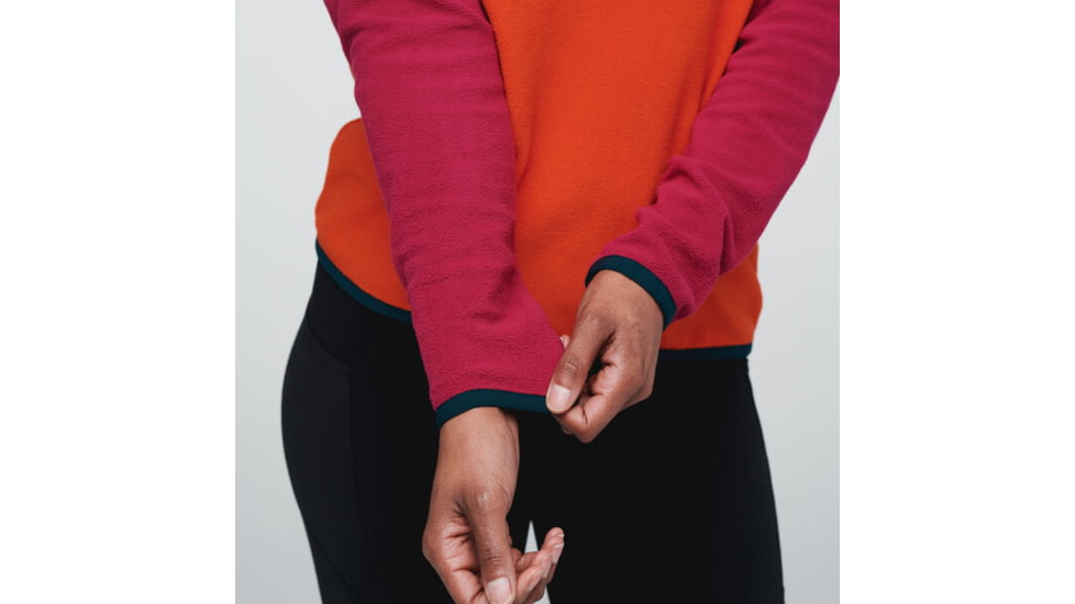 Cotopaxi Amado Fleece - Womens, Raspberry &amp; Canyon, Small, AMFJ-S22-RBCYN-W-S