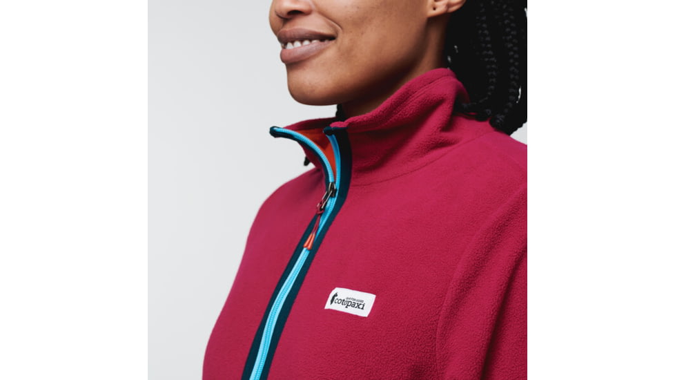 Cotopaxi Amado Fleece - Womens, Raspberry &amp; Canyon, Small, AMFJ-S22-RBCYN-W-S