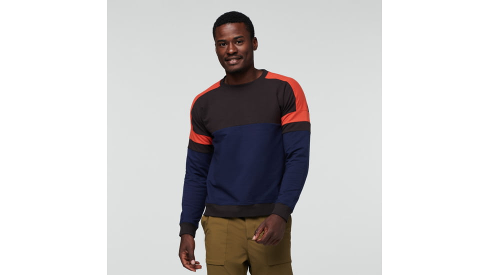 Cotopaxi Bandera Sweatshirt - Mens, Cavern/Maritime, 2XL, BDSW-F22-CVMT-M-XXL
