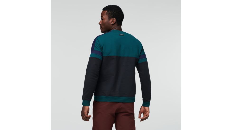 Cotopaxi Bandera Sweatshirt - Mens, Deep Ocean/Black, Large, BDSW-F22-DEOBLK-M-L