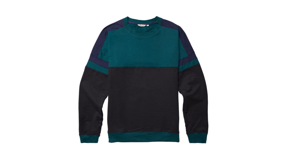 Cotopaxi Bandera Sweatshirt - Mens, Deep Ocean/Black, Large, BDSW-F22-DEOBLK-M-L