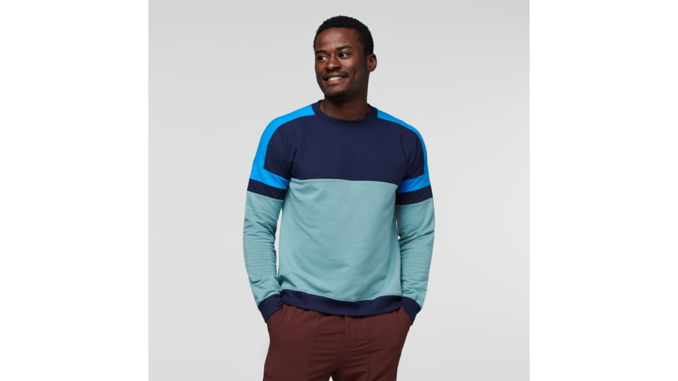 Cotopaxi Bandera Sweatshirt - Mens, Maritime/Bluegrass, Extra Large, BDSW-F22-MTBLG-M-XL