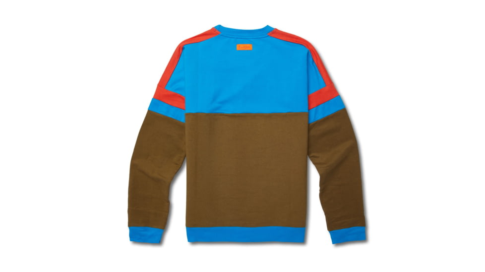 Cotopaxi Bandera Sweatshirt - Mens, Saltwater/Oak, Extra Large, BDSW-F22-SWOAK-M-XL