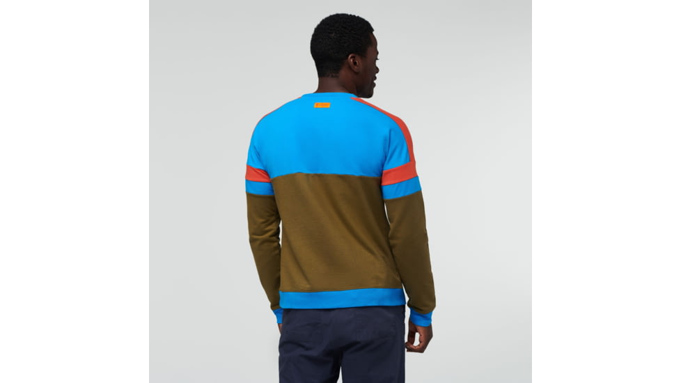 Cotopaxi Bandera Sweatshirt - Mens, Saltwater/Oak, Extra Large, BDSW-F22-SWOAK-M-XL