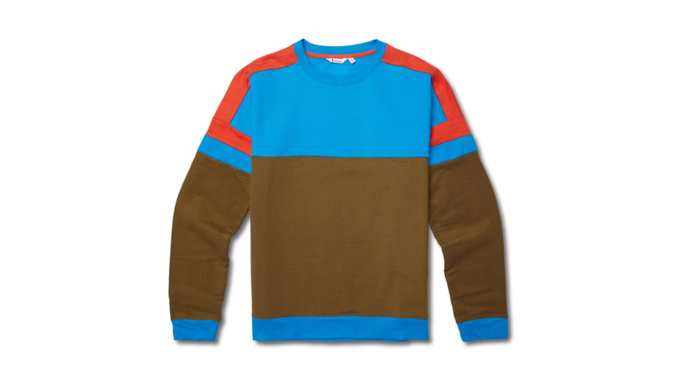 Cotopaxi Bandera Sweatshirt - Mens, Saltwater/Oak, Extra Large, BDSW-F22-SWOAK-M-XL