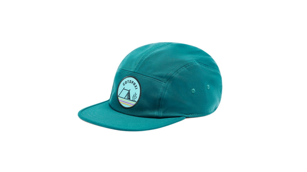 Cotopaxi Camp Life 5-Panel Hat, Deep Ocean/Forest, One Size, FPH-CL-F22-DEOC-U-OS