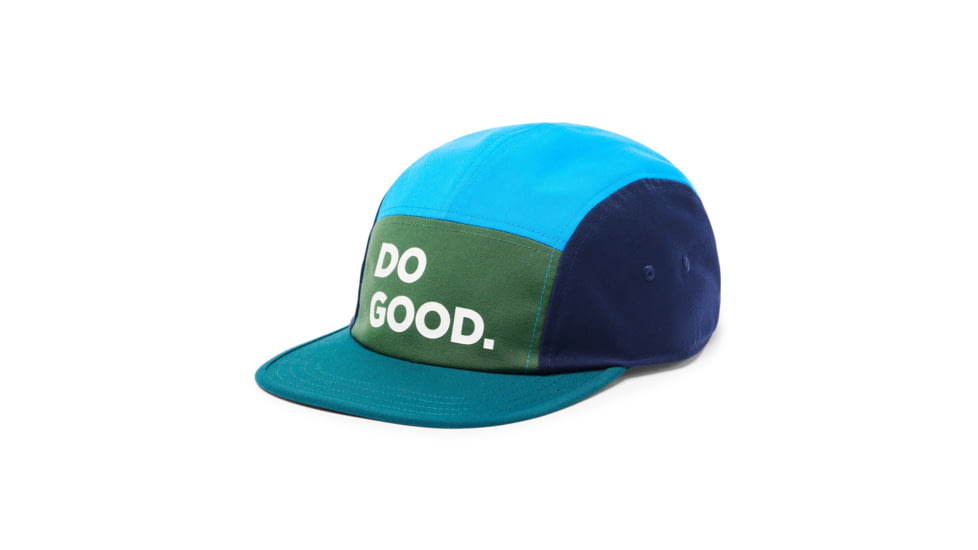 Cotopaxi Camp Life 5-Panel Hat, Forest/Deep Ocean, One Size, FPH-DG-F22-FODEO-U-OS
