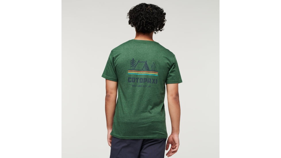 Cotopaxi Camp Life T-Shirt - Mens, Forest, Small, TS-F22-CL-FORE-M-S