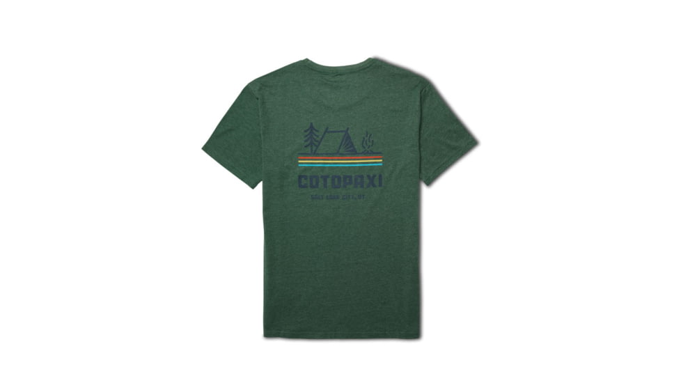 Cotopaxi Camp Life T-Shirt - Mens, Forest, Small, TS-F22-CL-FORE-M-S