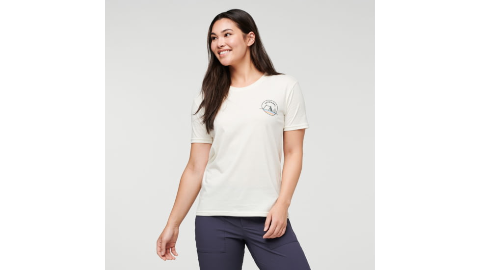 Cotopaxi Camp Life T-Shirt - Womens, Bone, Extra Large, TS-F22-CL-BONE-W-XL