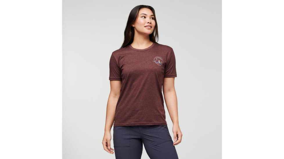 Cotopaxi Camp Life T-Shirt - Womens, Chestnut, Extra Large, TS-F22-CL-CHSNT-W-XL
