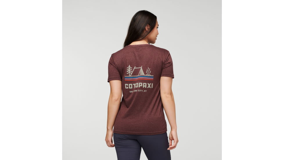 Cotopaxi Camp Life T-Shirt - Womens, Chestnut, Extra Large, TS-F22-CL-CHSNT-W-XL