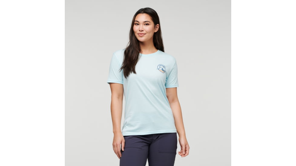Cotopaxi Camp Life T-Shirt - Womens, Ice, Large, TS-F22-CL-ICE-W-L