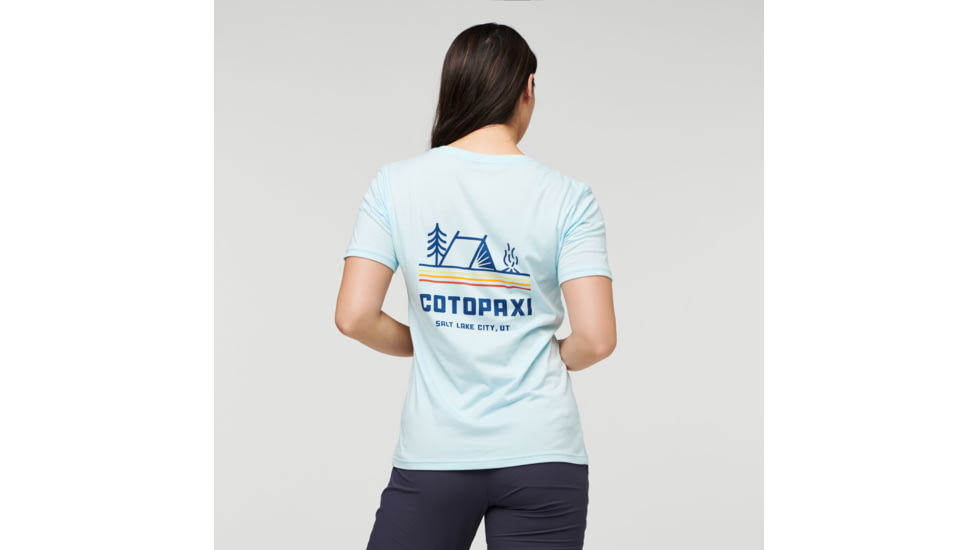 Cotopaxi Camp Life T-Shirt - Womens, Ice, Large, TS-F22-CL-ICE-W-L