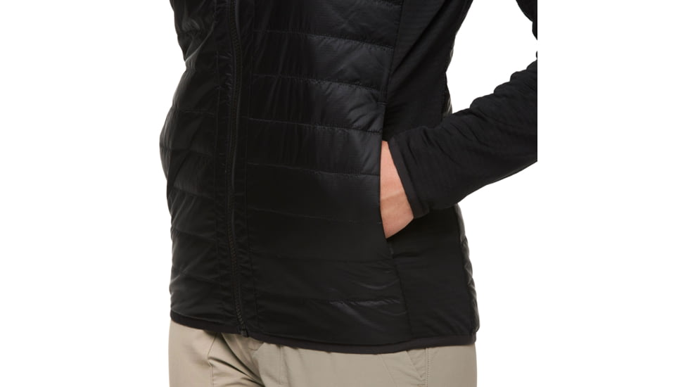 Cotopaxi Capa Hybrid Insulated Hooded Jacket - Womens, Cotopaxi Black, Extra Small, CAHYJ-F23-CPBLK-W-XS