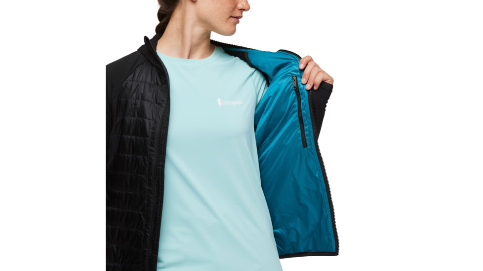 Cotopaxi Capa Hybrid Insulated Hooded Jacket - Womens, Cotopaxi Black, Extra Small, CAHYJ-F23-CPBLK-W-XS