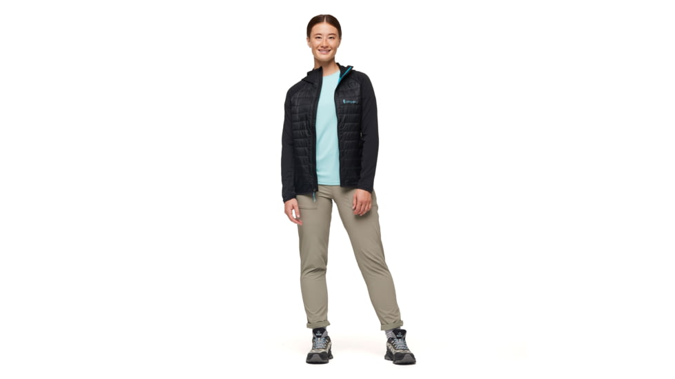 Cotopaxi Capa Hybrid Insulated Hooded Jacket - Womens, Cotopaxi Black, Extra Small, CAHYJ-F23-CPBLK-W-XS