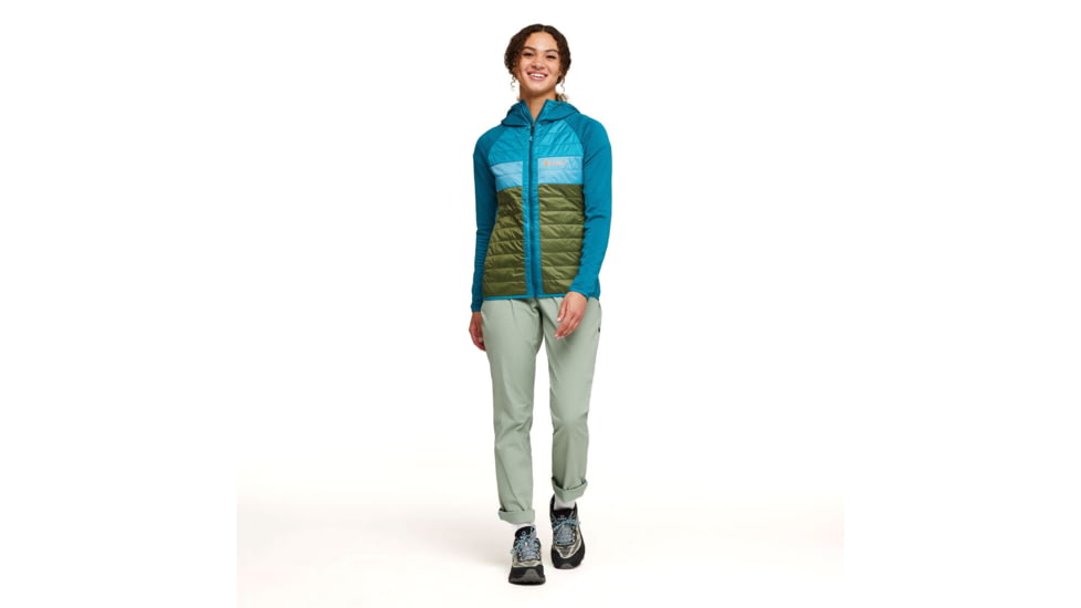Cotopaxi Capa Hybrid Insulated Hooded Jacket - Womens, Gulf &amp; Pine, Small, CAHYJ-S23-GULFPN-W-S