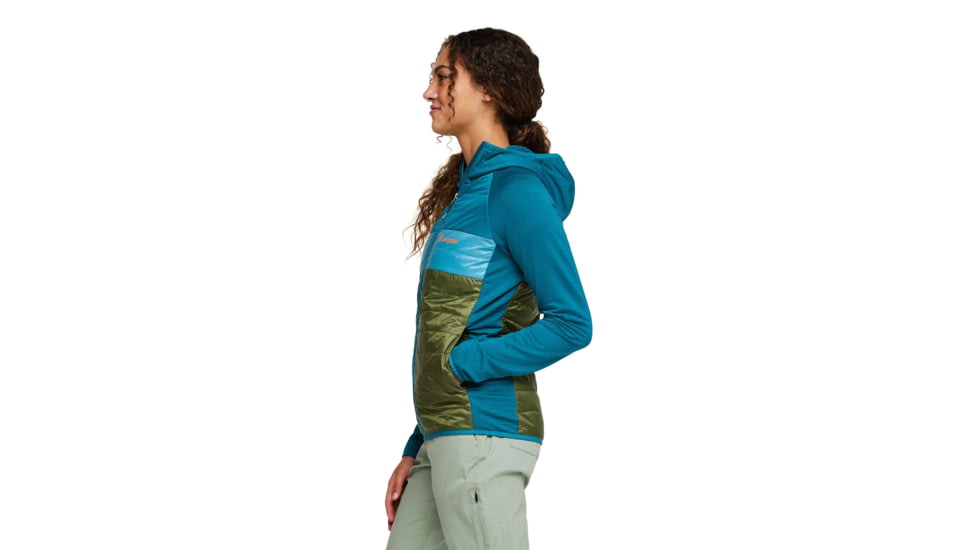 Cotopaxi Capa Hybrid Insulated Hooded Jacket - Womens, Gulf &amp; Pine, Small, CAHYJ-S23-GULFPN-W-S