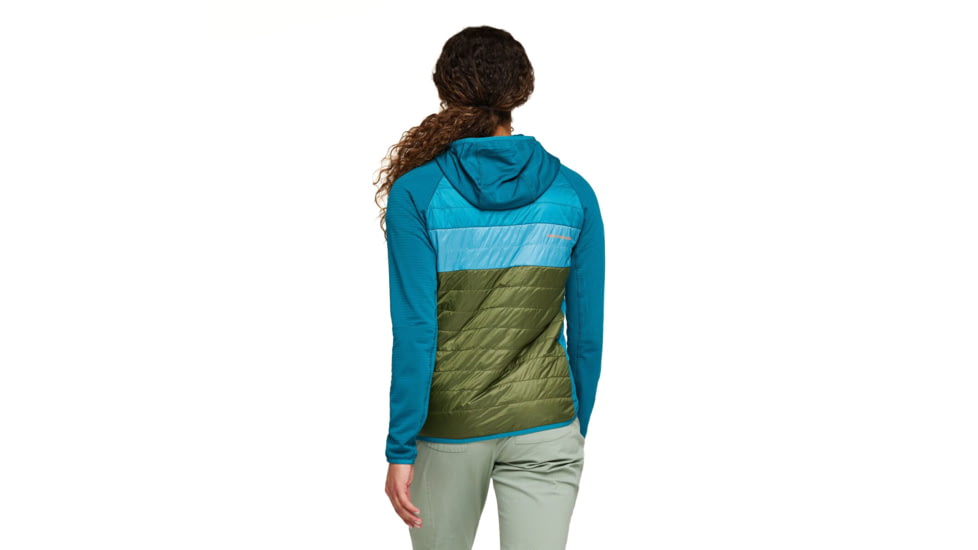 Cotopaxi Capa Hybrid Insulated Hooded Jacket - Womens, Gulf &amp; Pine, Small, CAHYJ-S23-GULFPN-W-S
