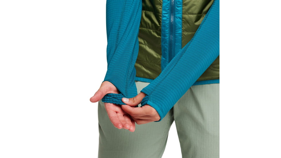 Cotopaxi Capa Hybrid Insulated Hooded Jacket - Womens, Gulf &amp; Pine, Small, CAHYJ-S23-GULFPN-W-S