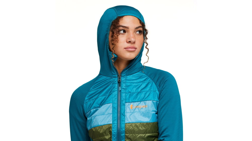 Cotopaxi Capa Hybrid Insulated Hooded Jacket - Womens, Gulf &amp; Pine, Small, CAHYJ-S23-GULFPN-W-S