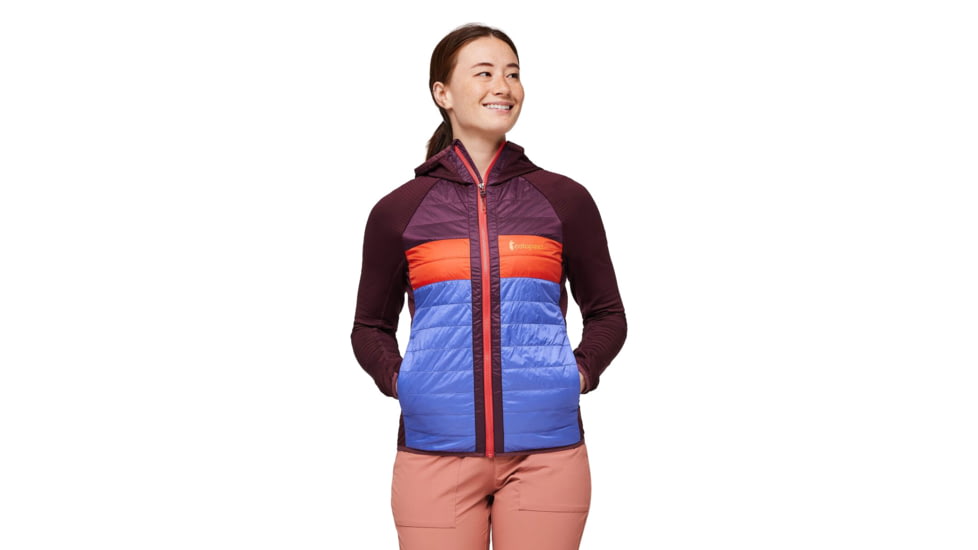 Cotopaxi Capa Hybrid Insulated Hooded Jacket - Womens, Wine/Amethyst, Small, CAHYJ-F23-WIAME-W-S